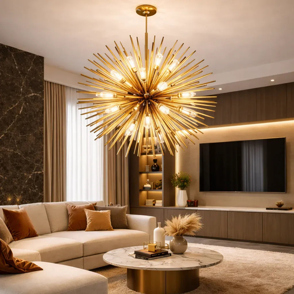 Chandelier aluminium - Astra Chandelier aluminium élégant et durable – Illuminez votre intérieur