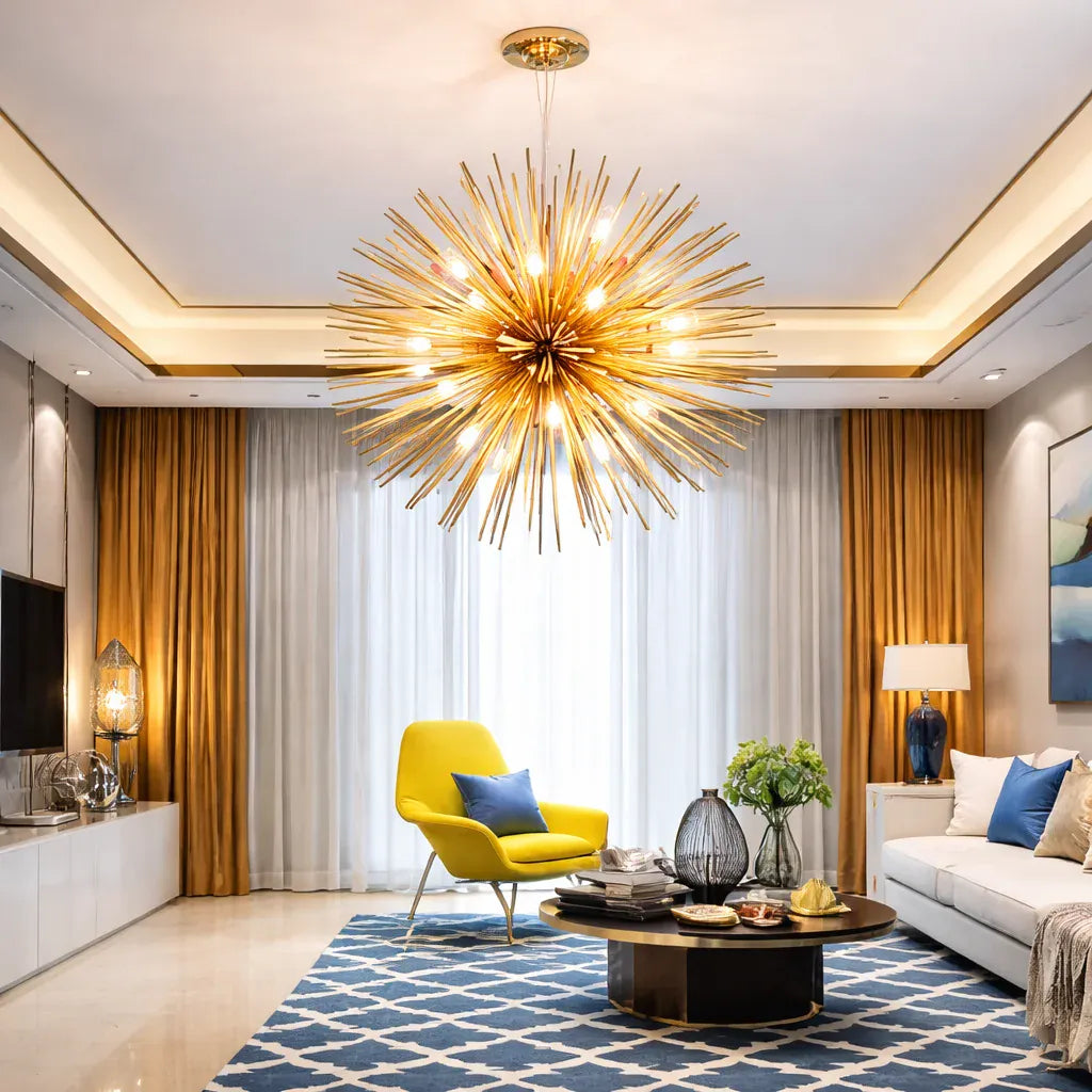 Chandelier aluminium - Astra Chandelier aluminium élégant et durable – Illuminez votre intérieur
