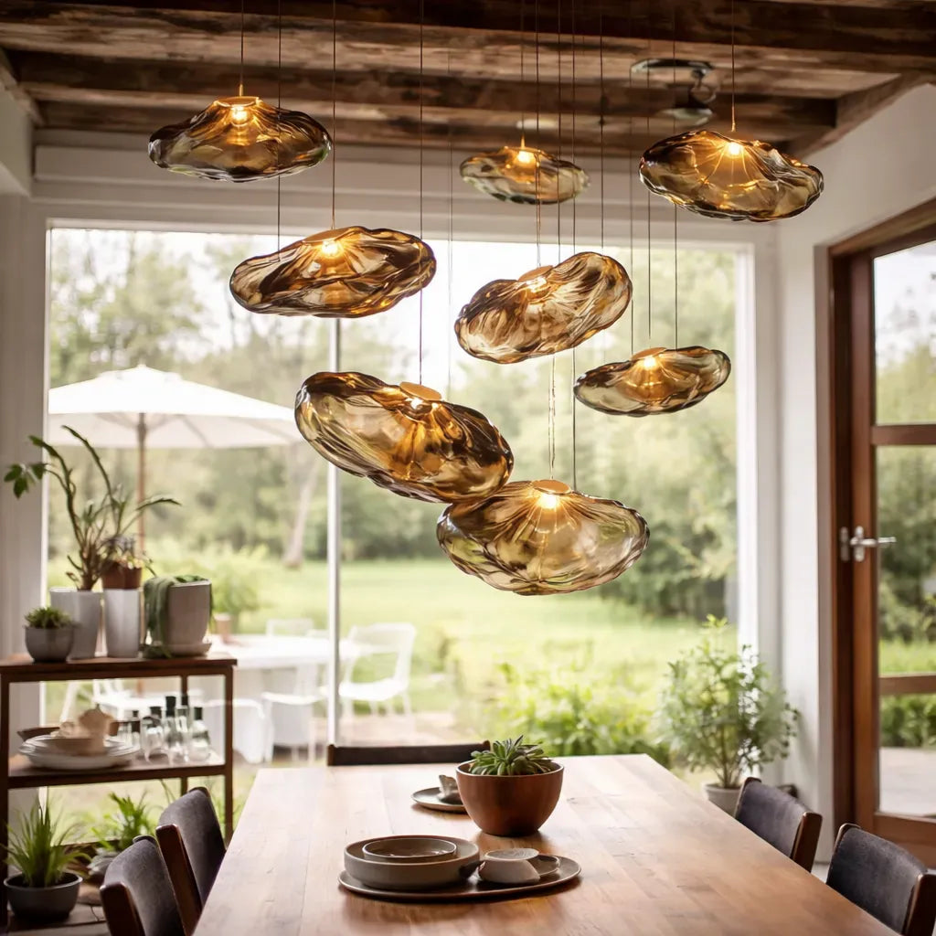 Suspension design nuage - Luna Suspension design nuage : Sublimez votre intérieur avec élégance