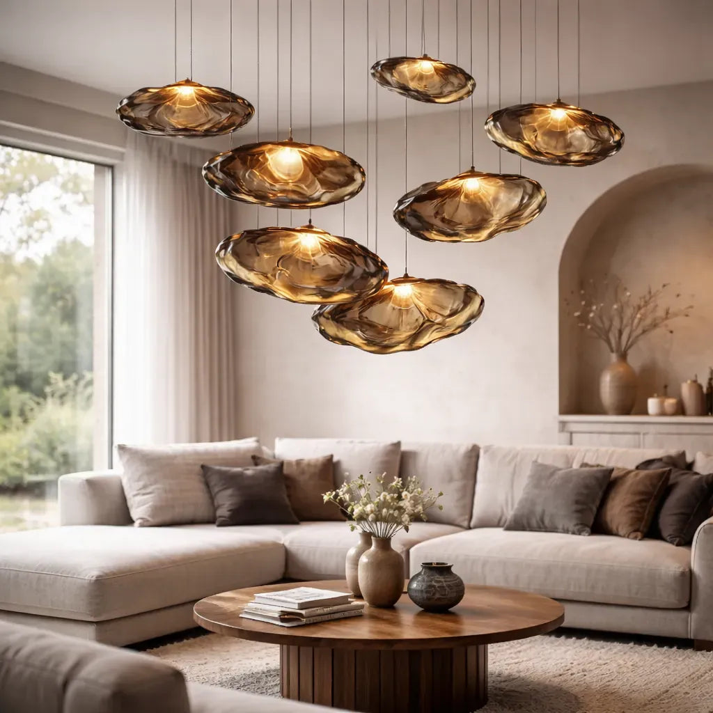 Suspension design nuage - Luna Suspension design nuage : Sublimez votre intérieur avec élégance
