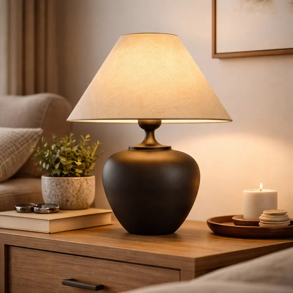 Lampe céramique vintage - Miro Lampadaire céramique : Sublimez votre intérieur avec élégance unique