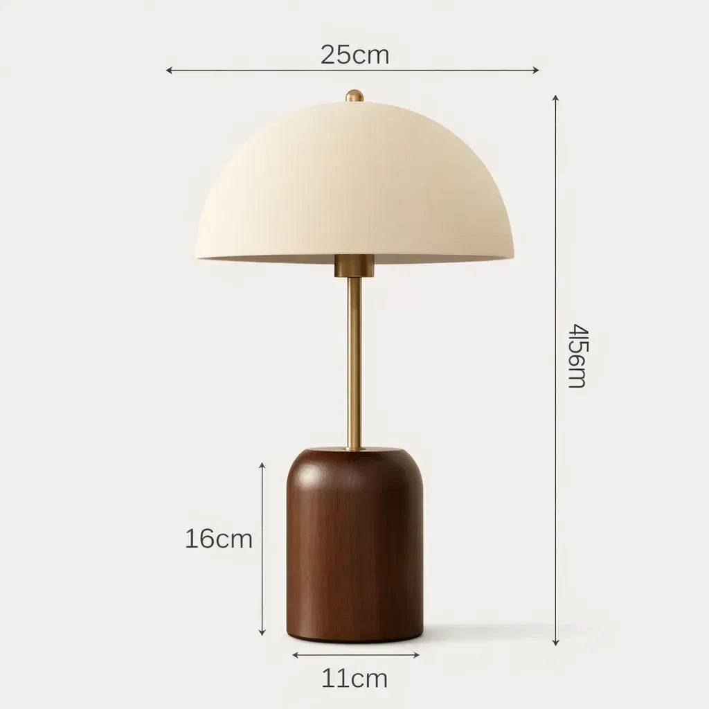 Lampe de table pied en bois - Rebust Lampe de table pied en bois – Illuminez votre intérieur avec style unique