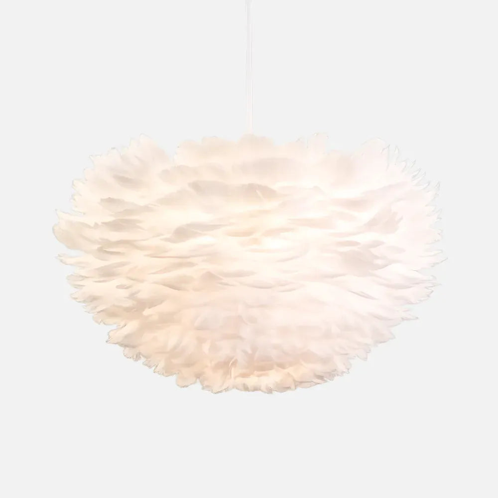 Suspension plume blanche - Blank Suspension plume blanche – Sublimez votre intérieur avec légèreté