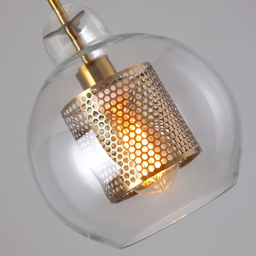 Lampe suspendue verre soufflé - Dory Lampe suspendue verre soufflé - Dory Éclat artisanal