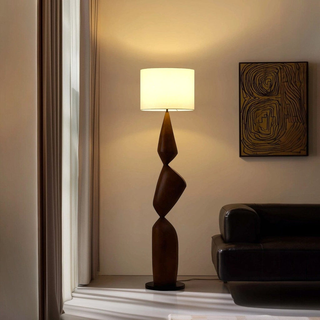 Lampadaire bois massif - Rebusto Lampadaire bois massif - Rebusto Charme naturel immédiat