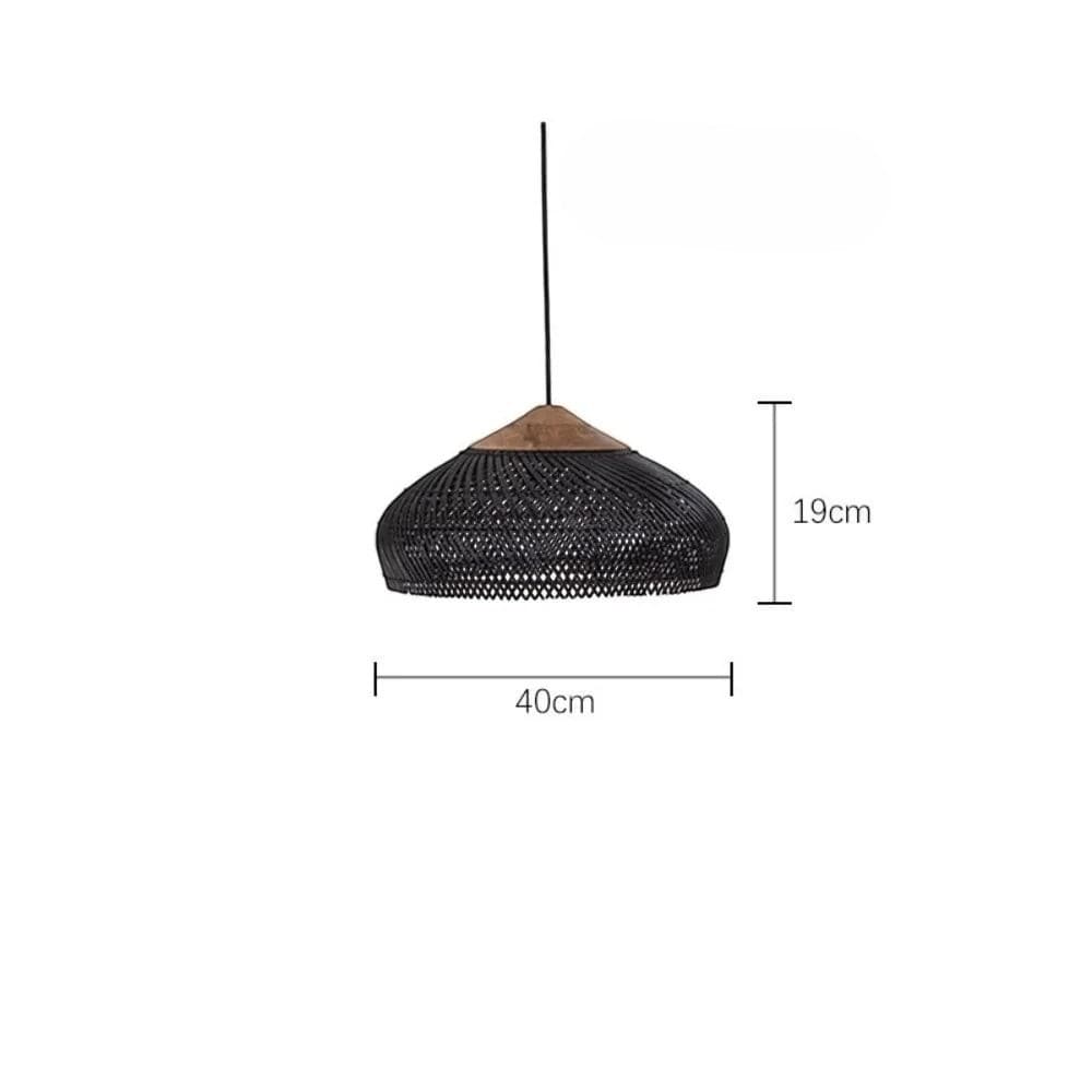 Suspension rotin noir - Astra Suspension rotin noir - Astra Illuminez votre intérieur