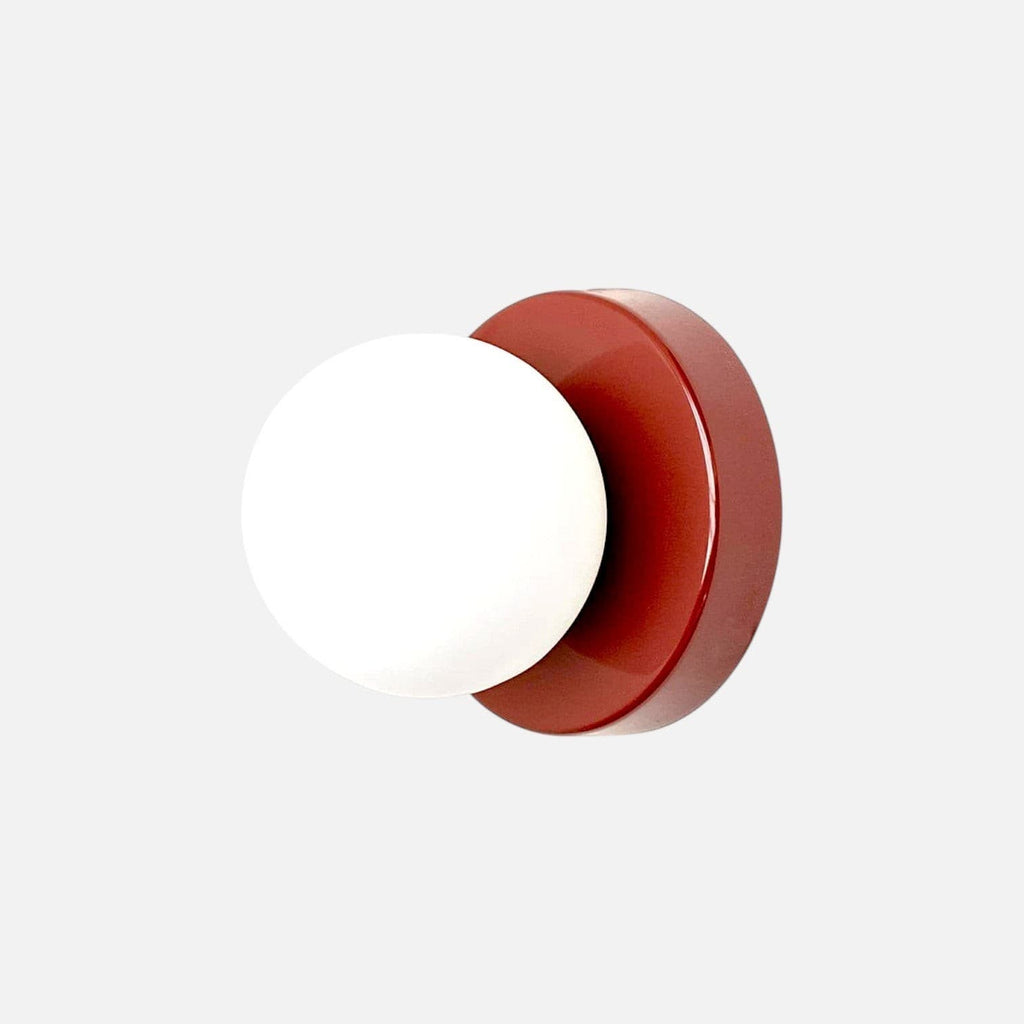 Applique murale boule blanche - Olia Applique murale boule blanche - Olia Sublime déco