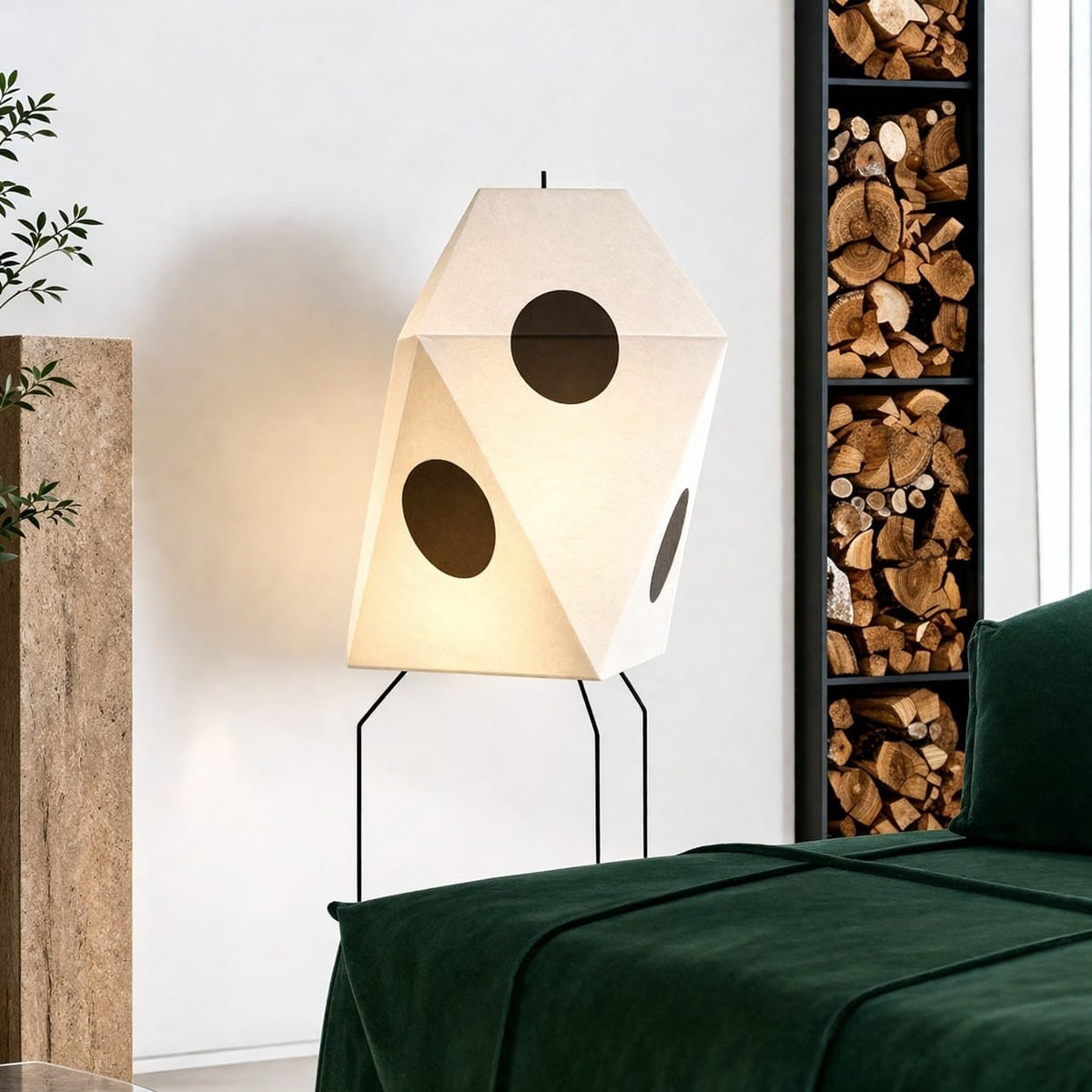 Lampe japonaise papier sur pied - Jiro Lampe japonaise papier sur pied - Jiro Ambiance zen !
