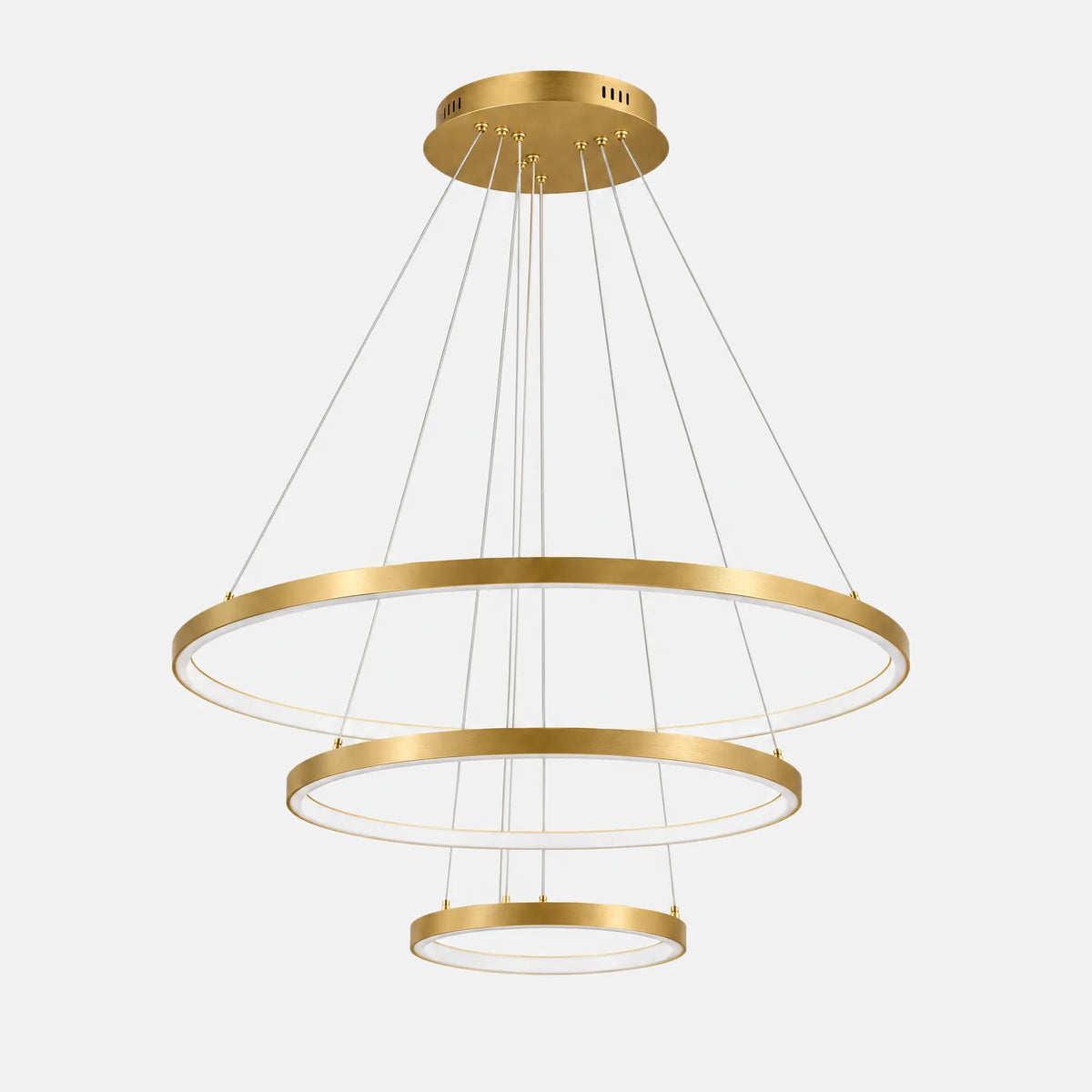Lustre plafond moderne Olie doré sur fond uni