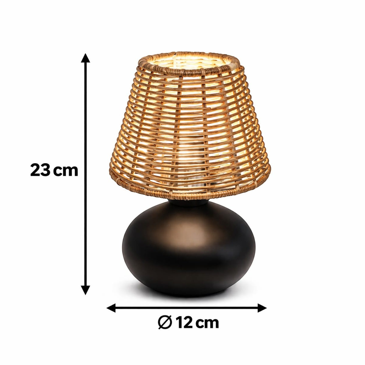 Lampe de table bambou - Kara Lampe de table bambou - Kara Illuminez votre intérieur