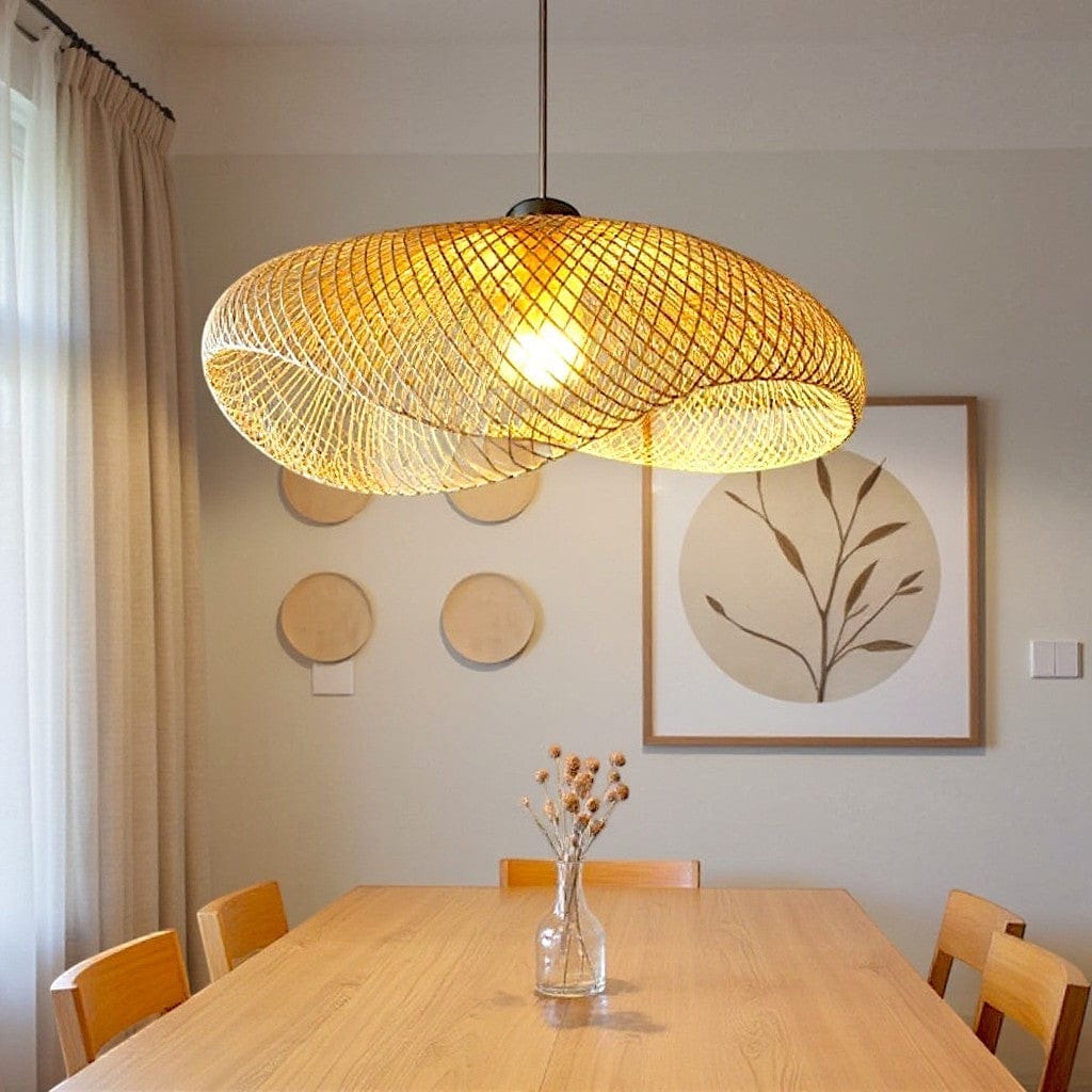 Lustre suspension bambou - Lucia Lustre suspension bambou - Lucia Optez pour l'élégance