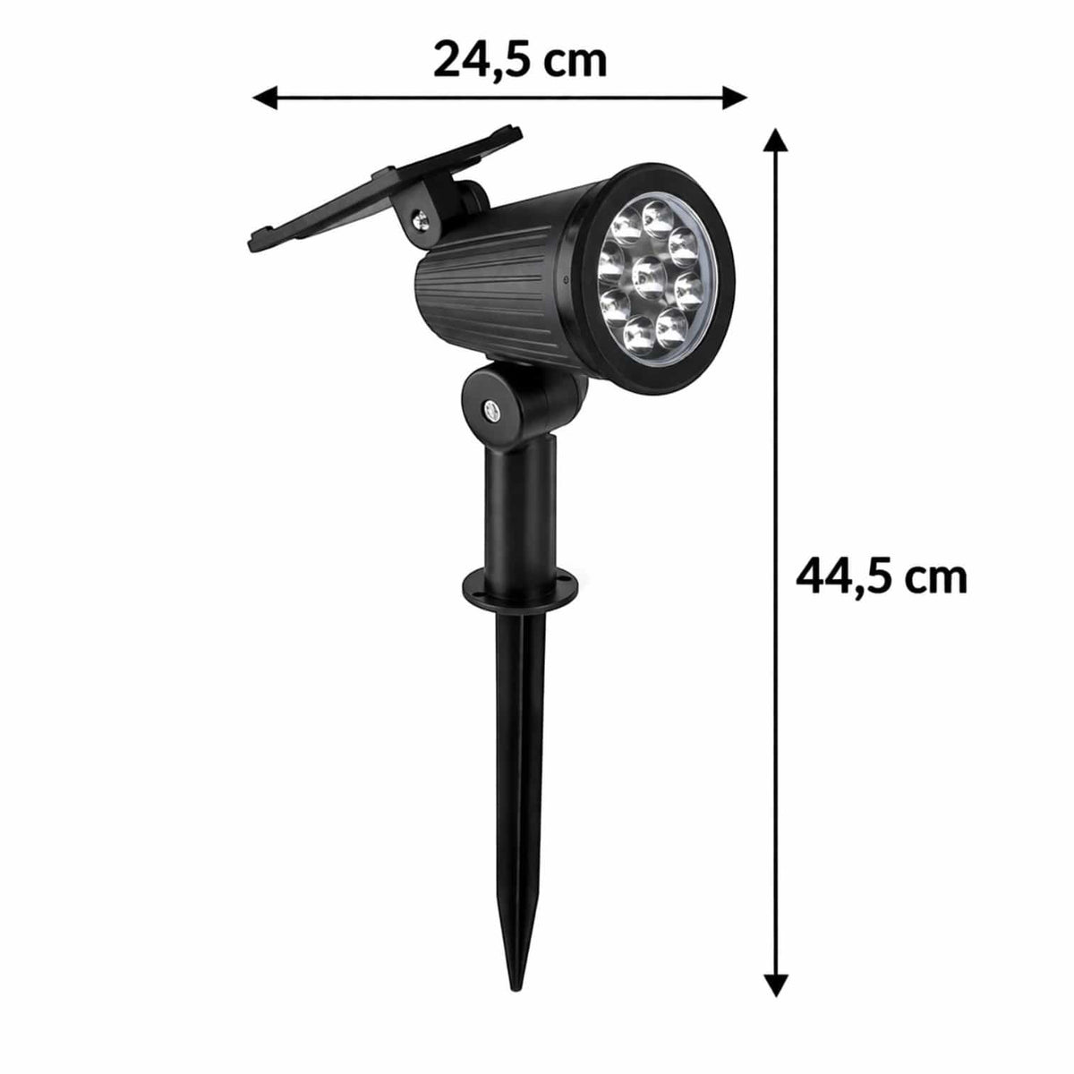 Projecteur exterieur solaire led - Claris Projecteur exterieur solaire led - Claris Éclairez net!