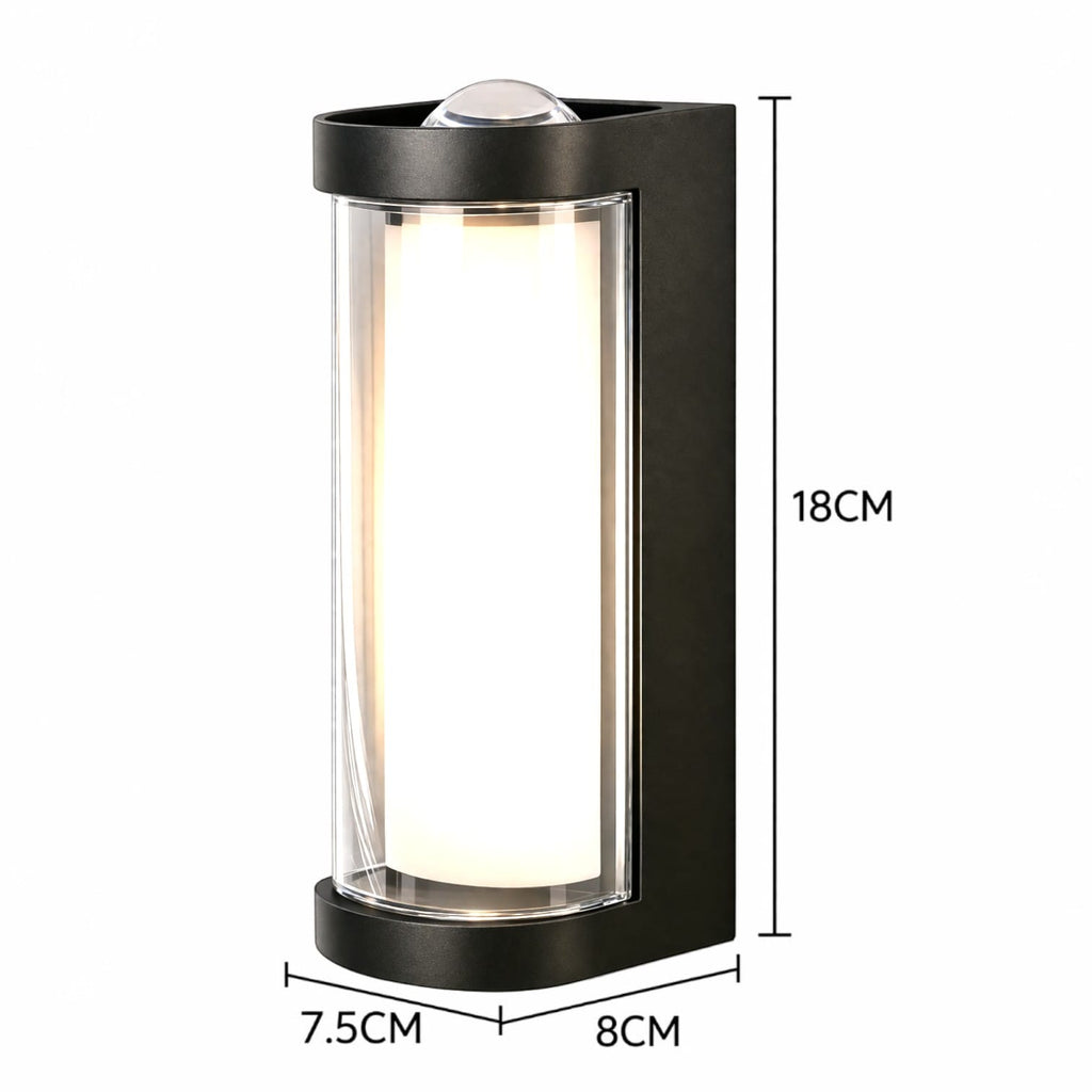 Applique extérieure noire led - Yva Applique extérieure noire led - Yva Illumine la façade