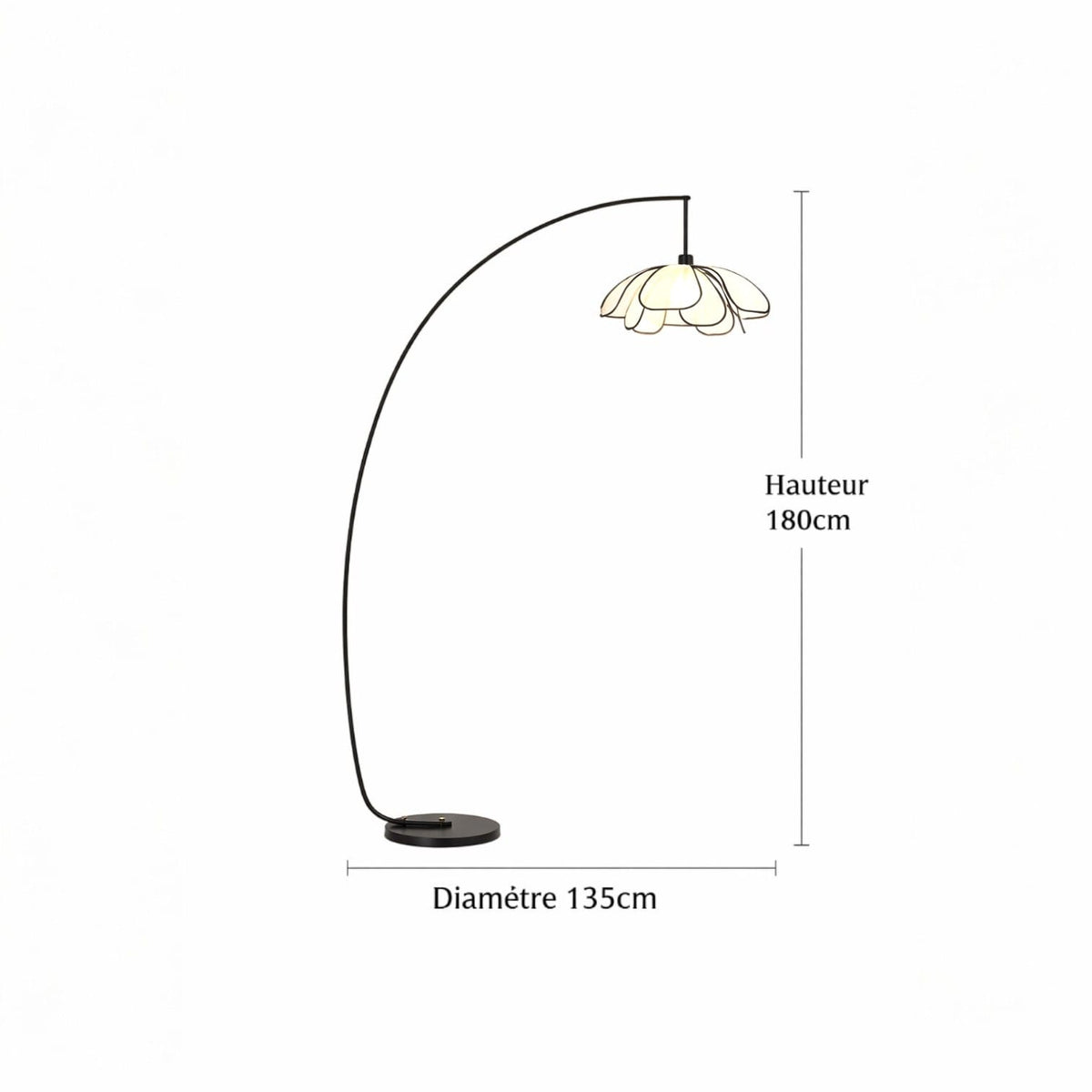 Lampadaire fleur design - Lotus Lampadaire fleur design - Lotus Illumine votre espace
