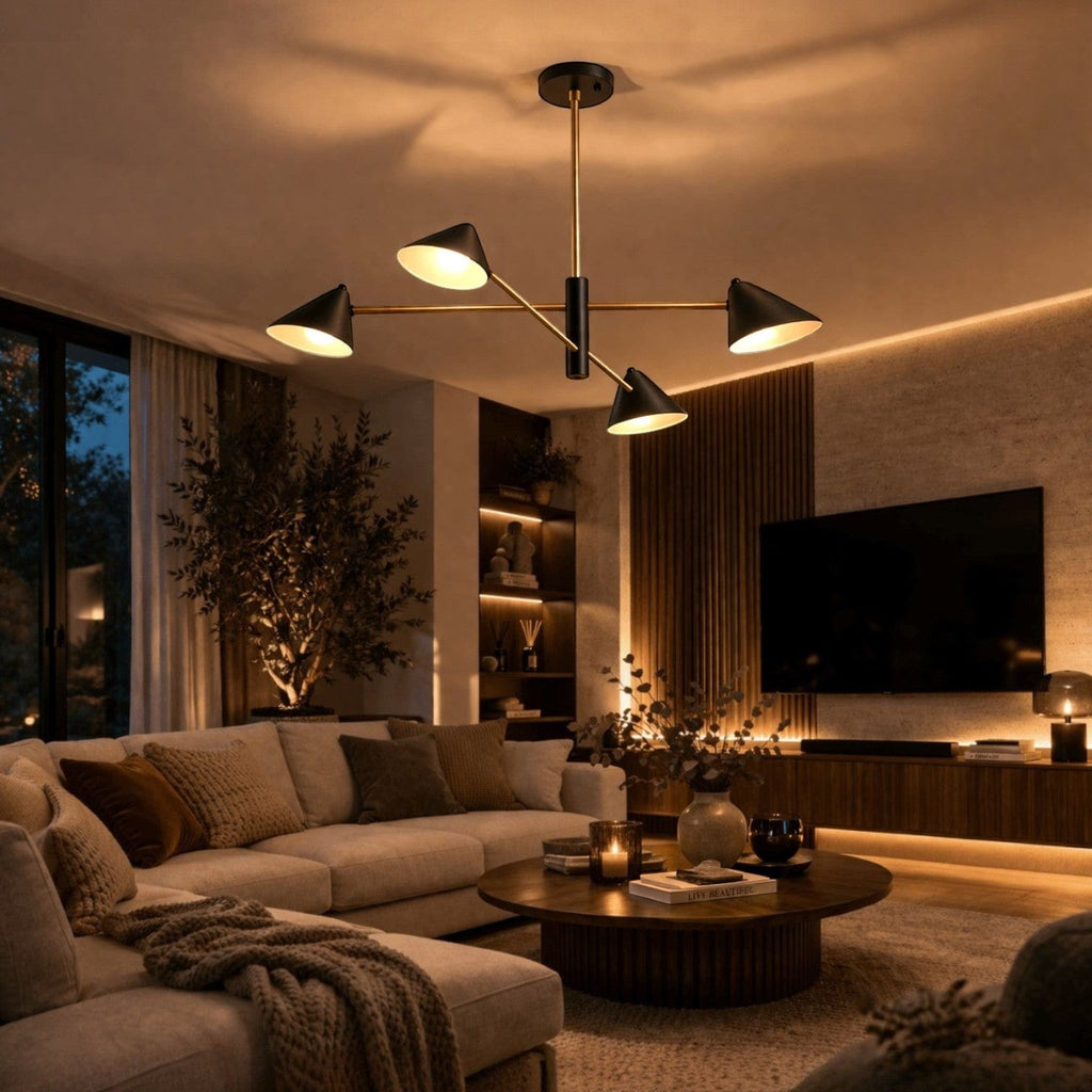 lampe suspendue noire - Lustro lampe suspendue noire - Lustro Éclat immédiat