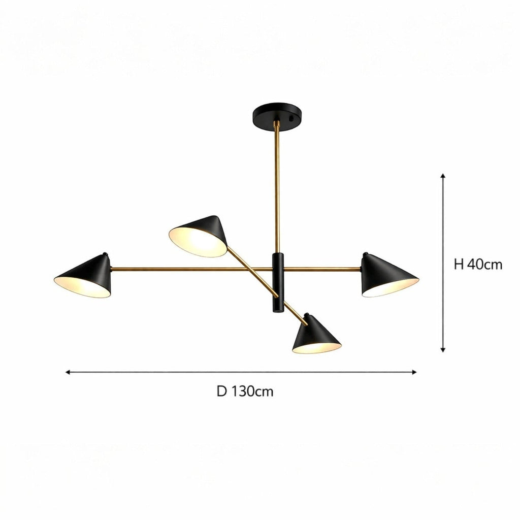 lampe suspendue noire - Lustro lampe suspendue noire - Lustro Éclat immédiat