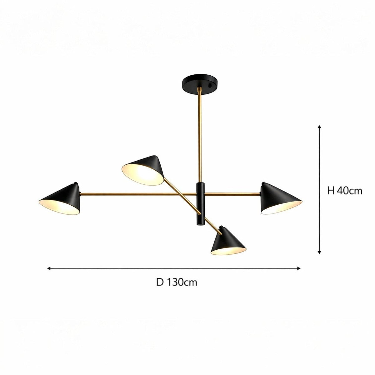 lampe suspendue noire - Lustro lampe suspendue noire - Lustro Éclat immédiat