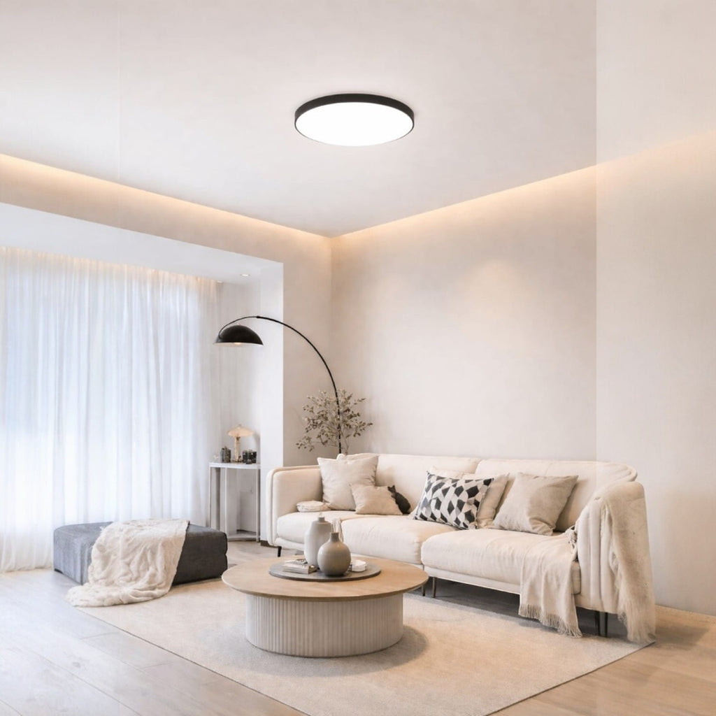 Grand plafonnier rond led - Ify Grand plafonnier rond led - Ify : Puissant et élégant