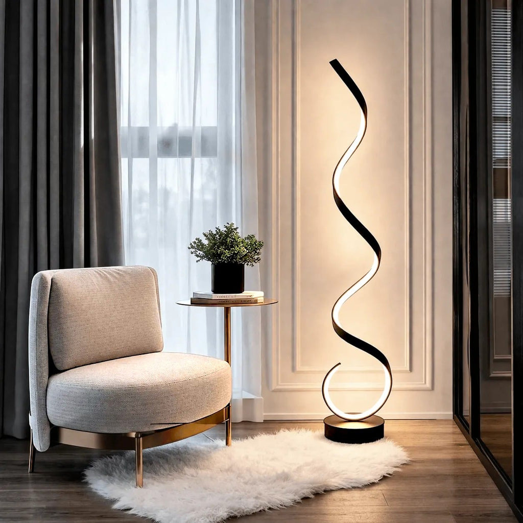 lampadaire led spirale - Sofia lampadaire led spirale - Sofia Illumine votre intérieur