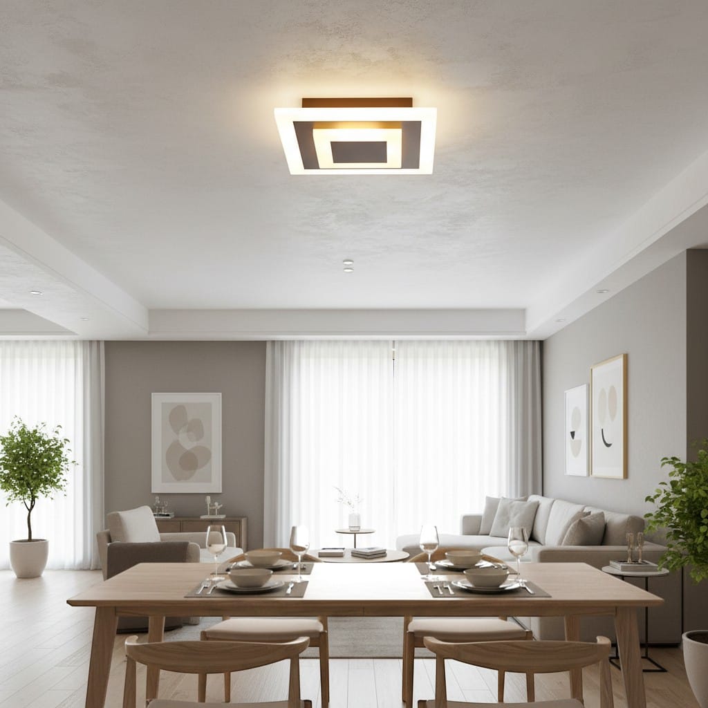 Plafonnier led design carré - Kaalis Plafonnier led design carré - Kaalis Style instantané