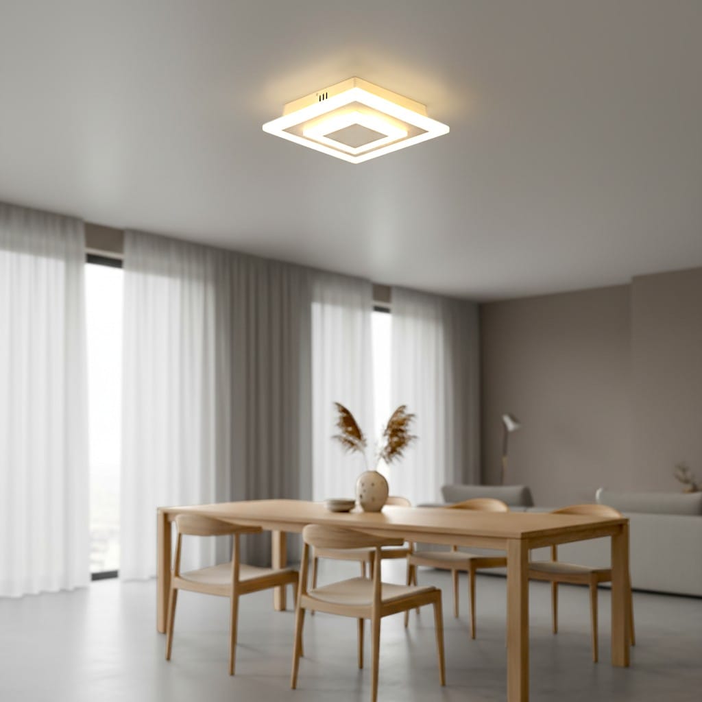 Plafonnier led design carré - Kaalis Plafonnier led design carré - Kaalis Style instantané