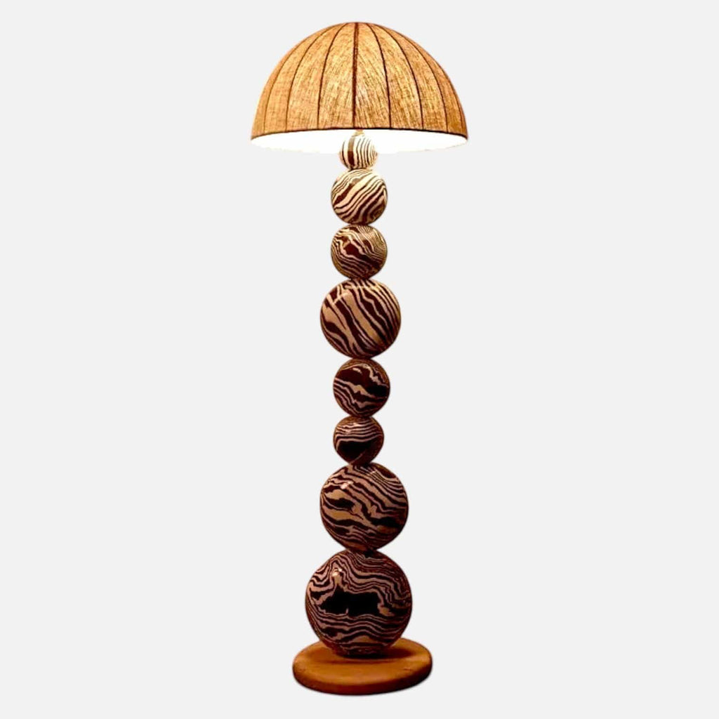 Globe lampe sur pied - Bali Globe lampe sur pied - Bali : Éclairez votre intérieur