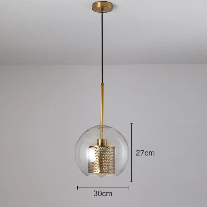 Lampe suspendue verre soufflé - Dory Lampe suspendue verre soufflé - Dory Éclat artisanal