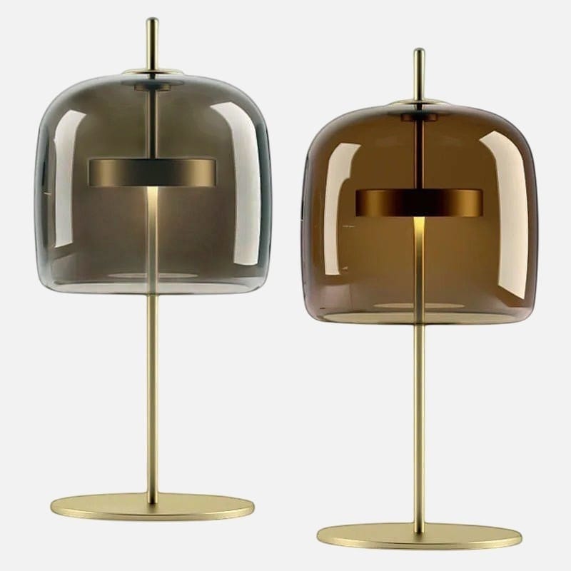 Lampe de table en verre - Lumio Lampe de table en verre - Lumio Illumine votre séjour