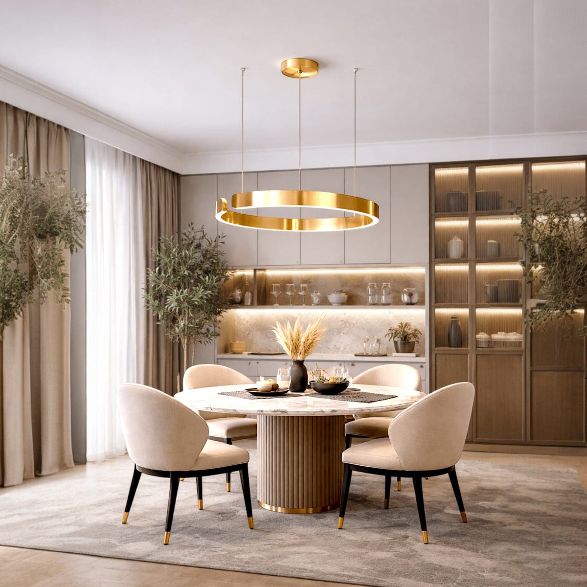 lustre anneau led - Iva lustre anneau led - Iva : Éclairez votre espace