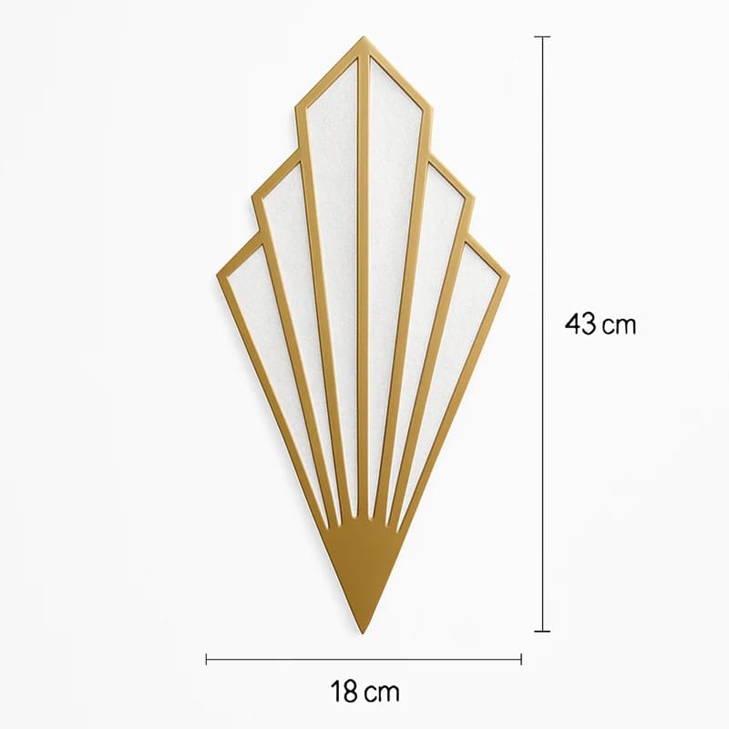 Applique murale triangulaire - Bata Applique murale triangulaire - Bata Effet déco wow