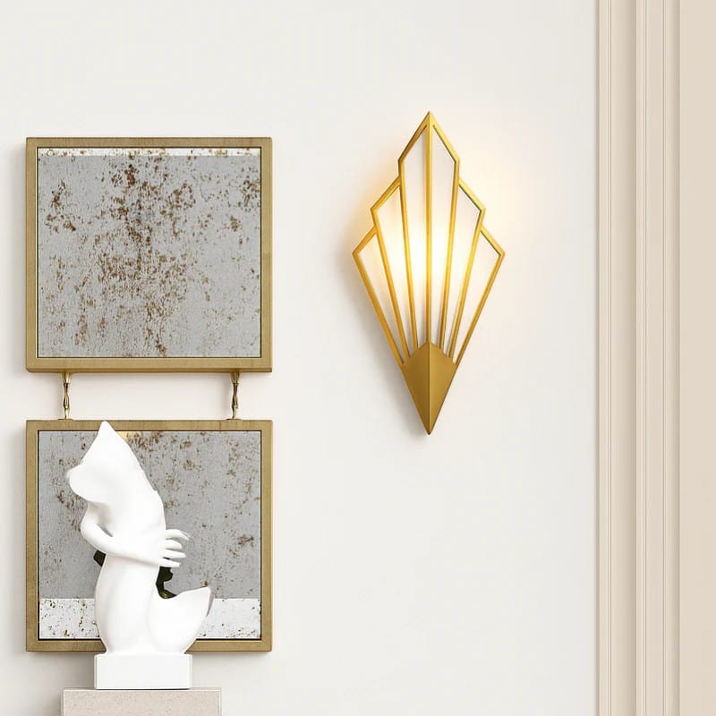 Applique murale triangulaire - Bata Applique murale triangulaire - Bata Effet déco wow