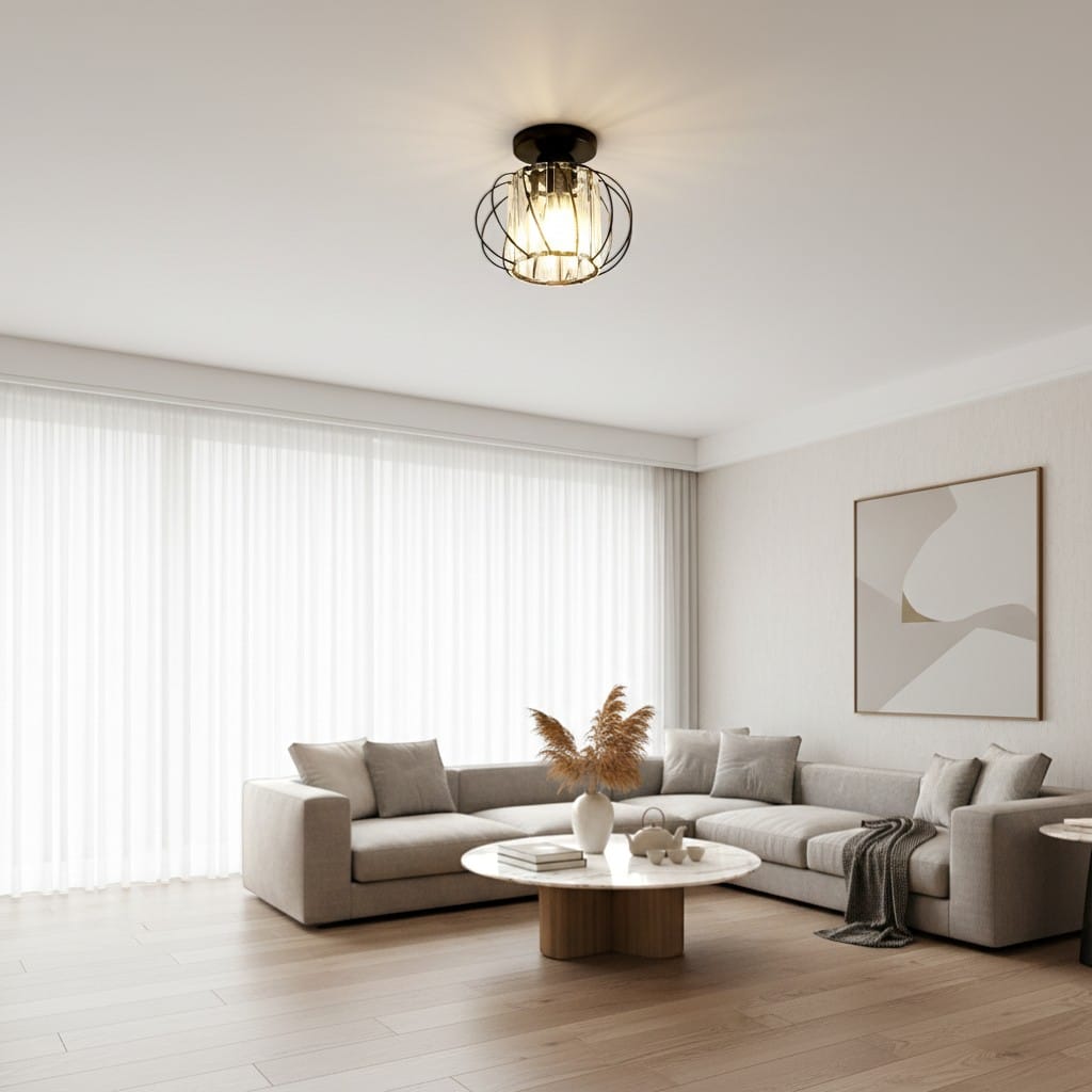 Plafonnier cristal led - Balis Plafonnier cristal led - Balis Éclat immédiat