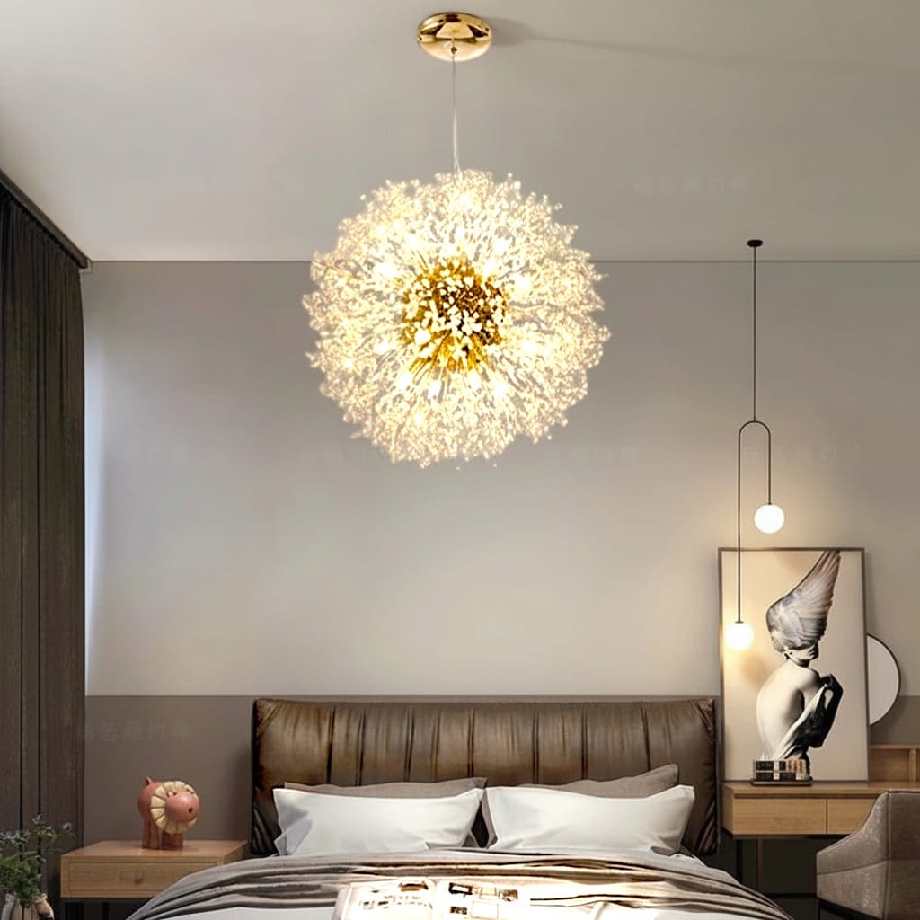 Luminaire suspension design boule - Stela Luminaire suspension design boule - Stela Ambiance chic