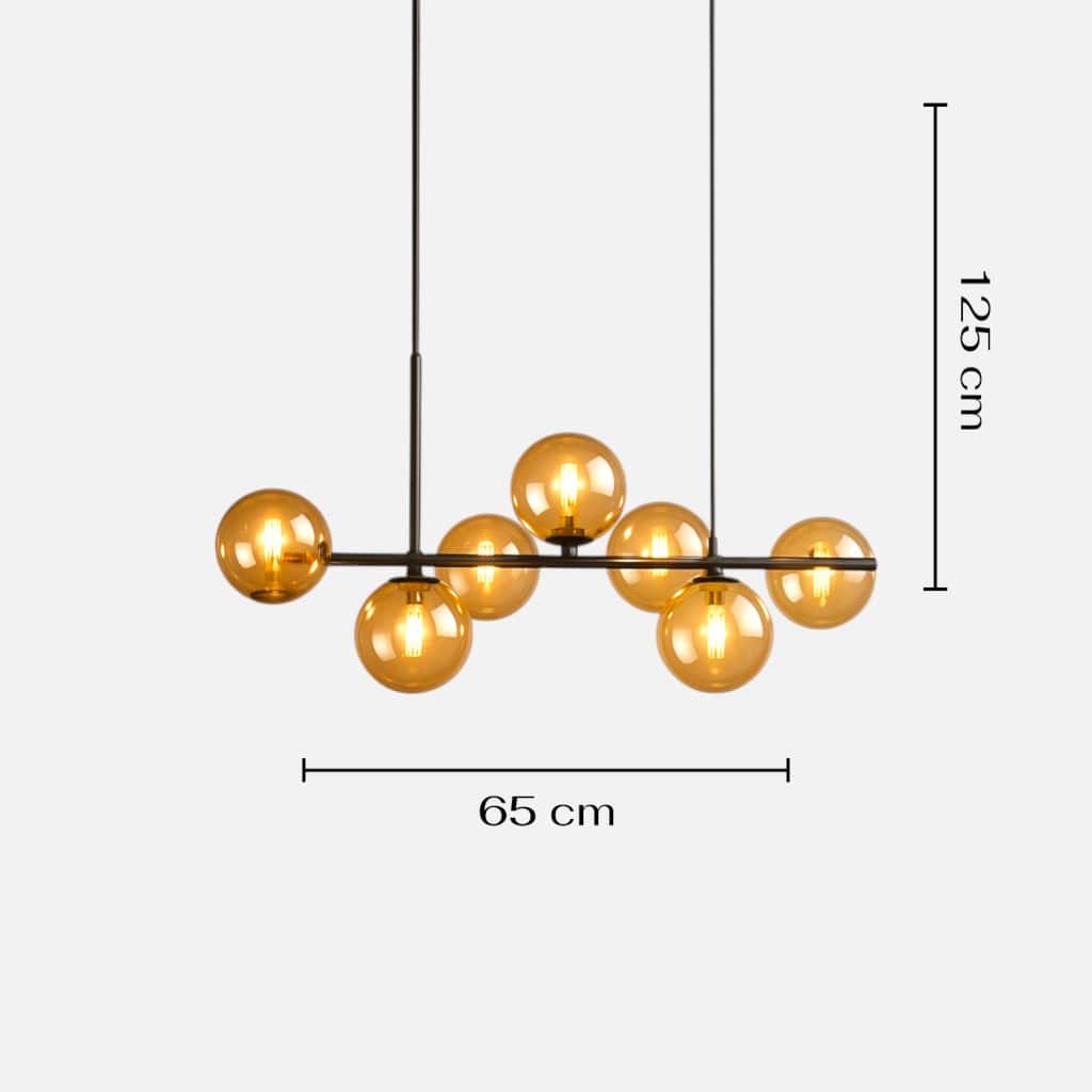 Lampe suspendue boule en verre - Kara Lampe suspendue boule en verre - Kara — Sublime