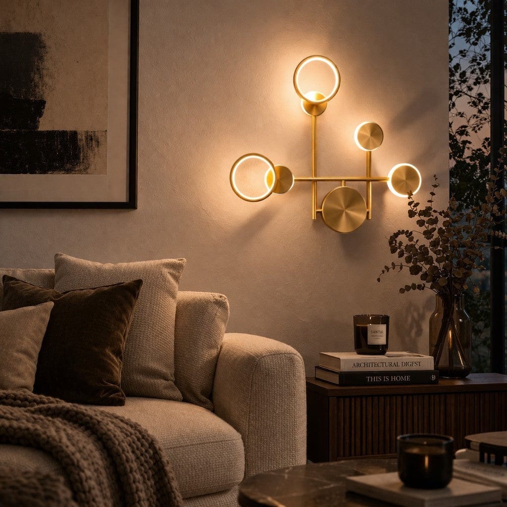 Applique murale cercle led - Yoka Applique murale cercle led - Yoka : illuminez !