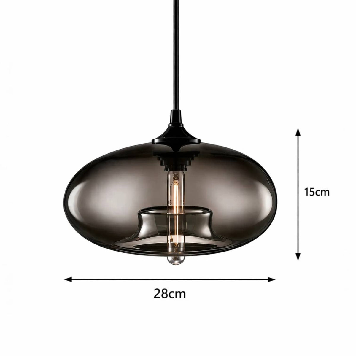 Luminaire suspension verre colore - Yva Luminaire suspension verre colore - Yva Éclat garanti