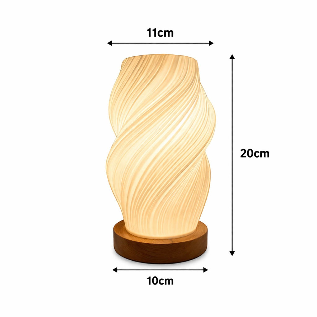 Lampe de table pied bois - Yva Lampe de table pied bois - Yva - Illuminez avec style