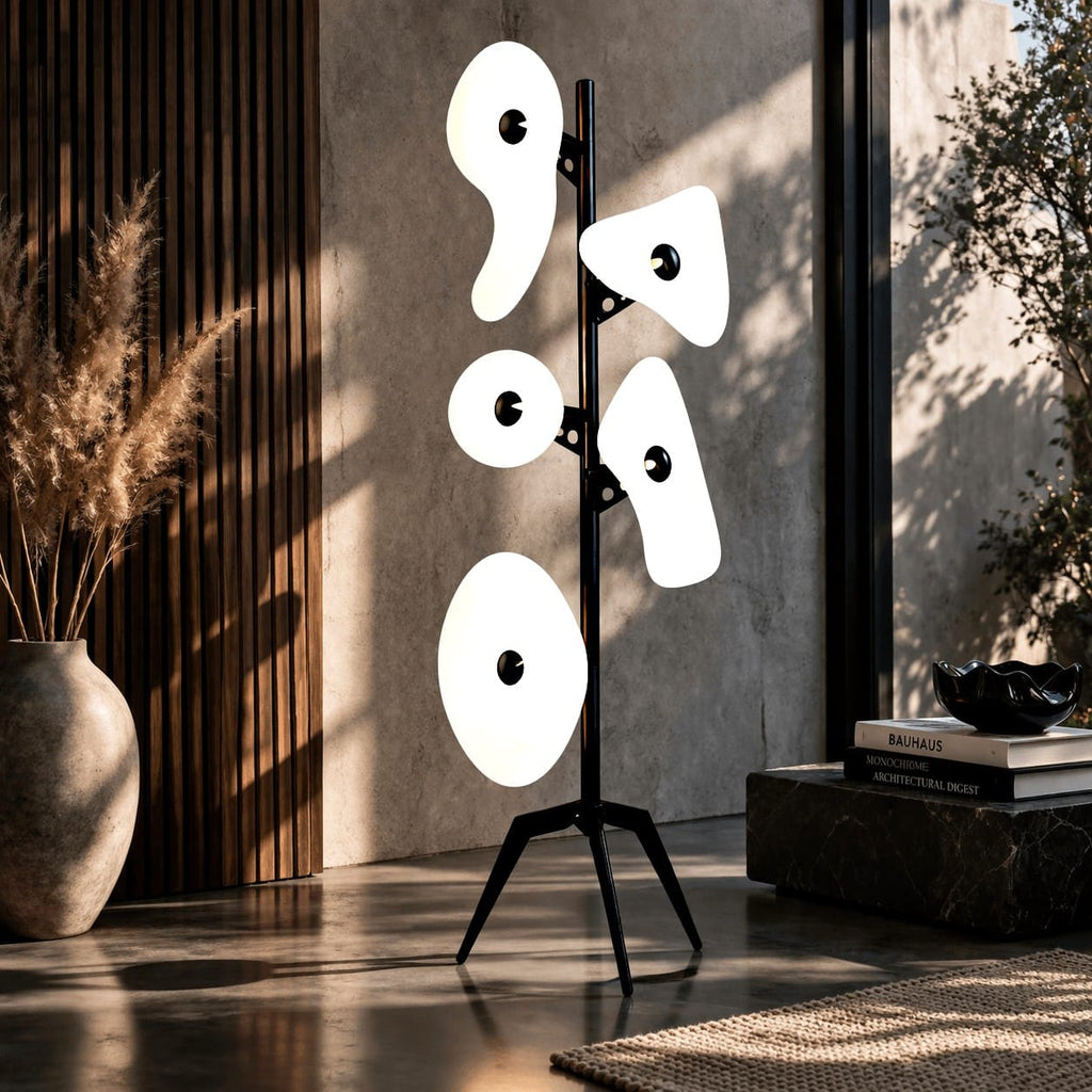 Lampe art deco sur pied - Lotus Lampe art deco sur pied - Lotus : Éclairez votre style