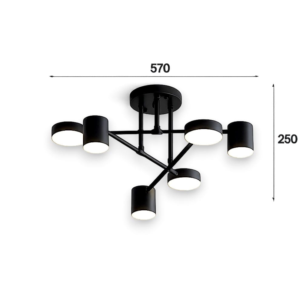 Plafonnier LED design moderne - Oxmo Plafonnier LED design moderne - Oxmo Illumine style