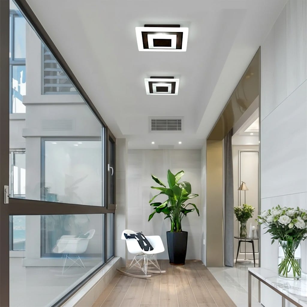Plafonnier led design carré - Kaalis Plafonnier led design carré - Kaalis Style instantané