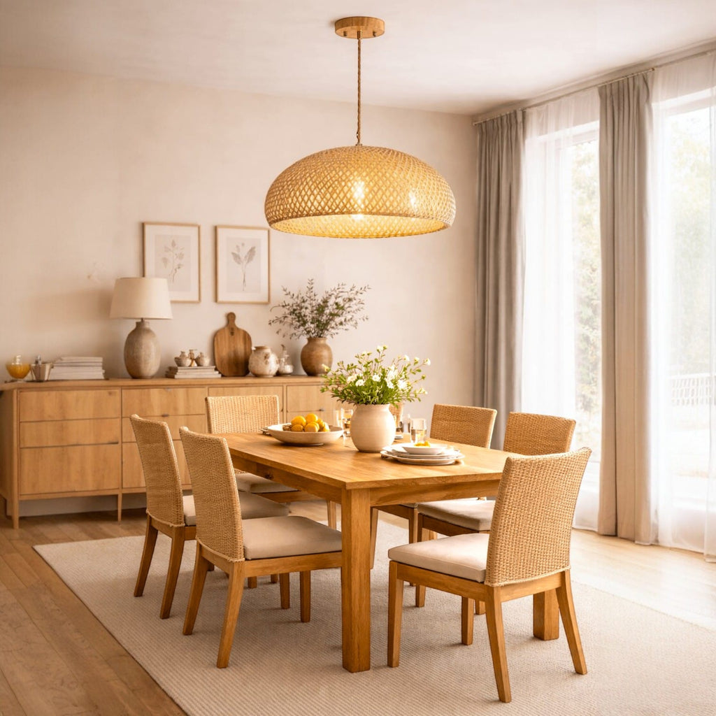 Lampe suspendue rotin - Viva Lampe suspendue rotin - Viva Éclairez votre intérieur!