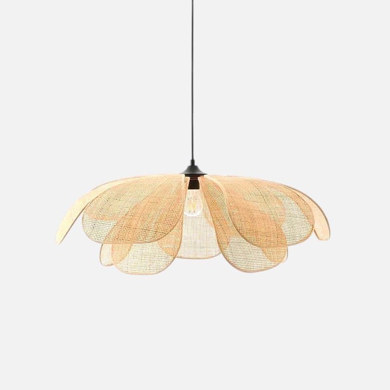 Lustre fleur rotin - Flora Lustre fleur rotin - Flora Illuminez votre intérieur