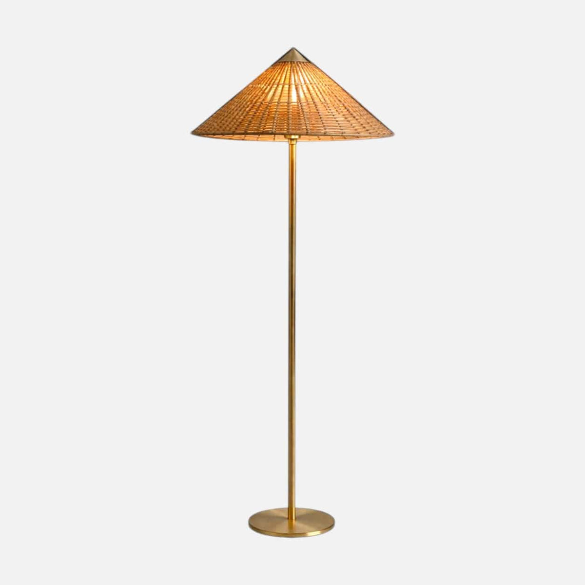 Lampadaire bois rotin - Lumeo Lampadaire bois rotin - Lumeo Éclairez votre intérieur
