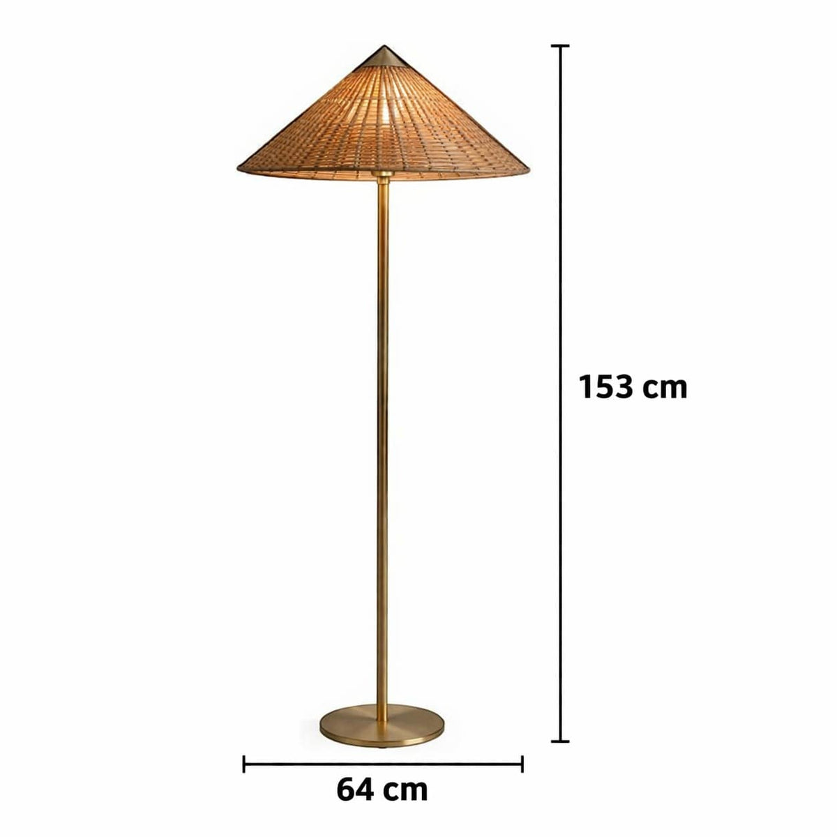 Lampadaire bois rotin - Lumeo Lampadaire bois rotin - Lumeo Éclairez votre intérieur