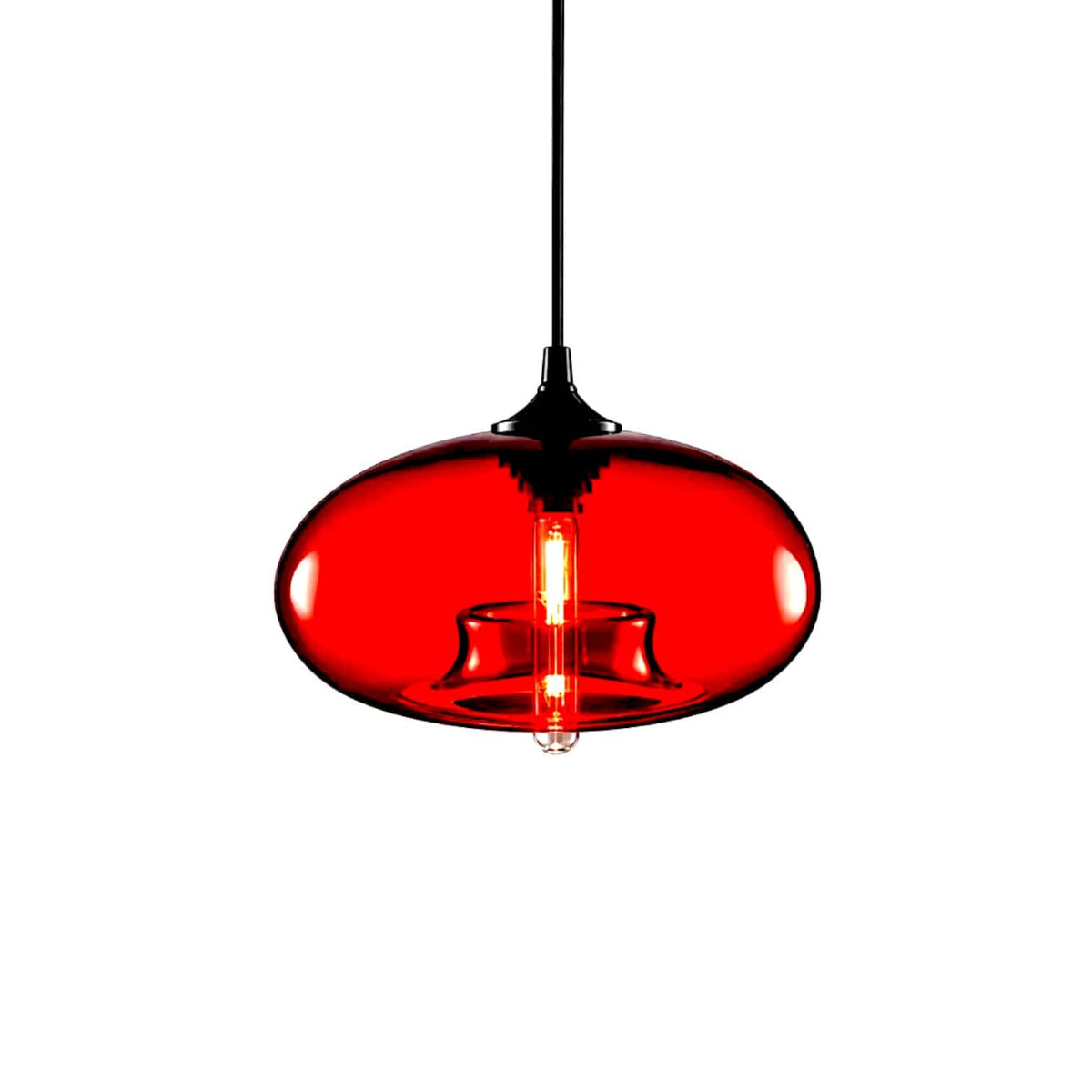 Luminaire suspension verre colore - Yva Luminaire suspension verre colore - Yva Éclat garanti