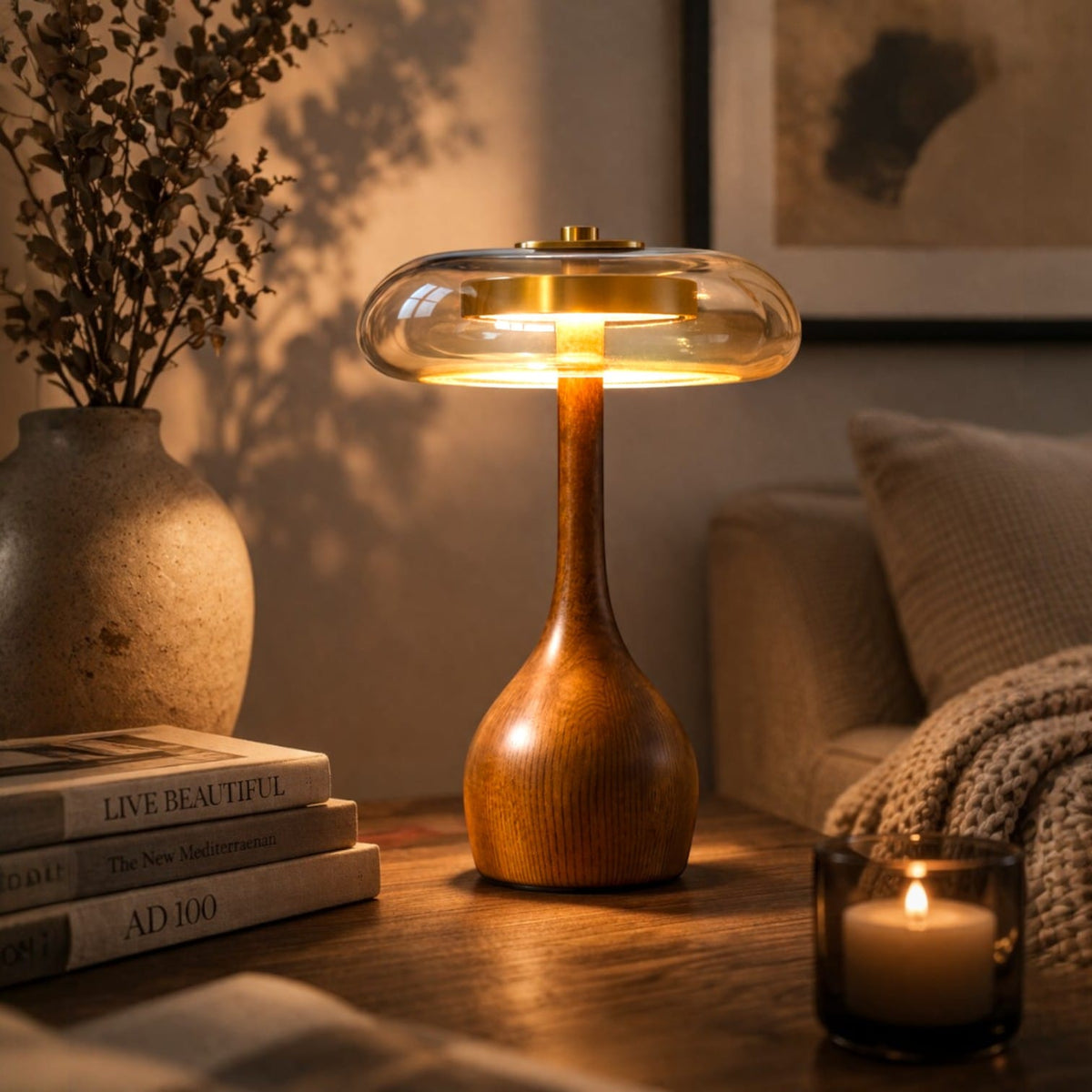 Lampe à poser rétro - Lux Lampe à poser rétro - Lux : sublimez votre déco