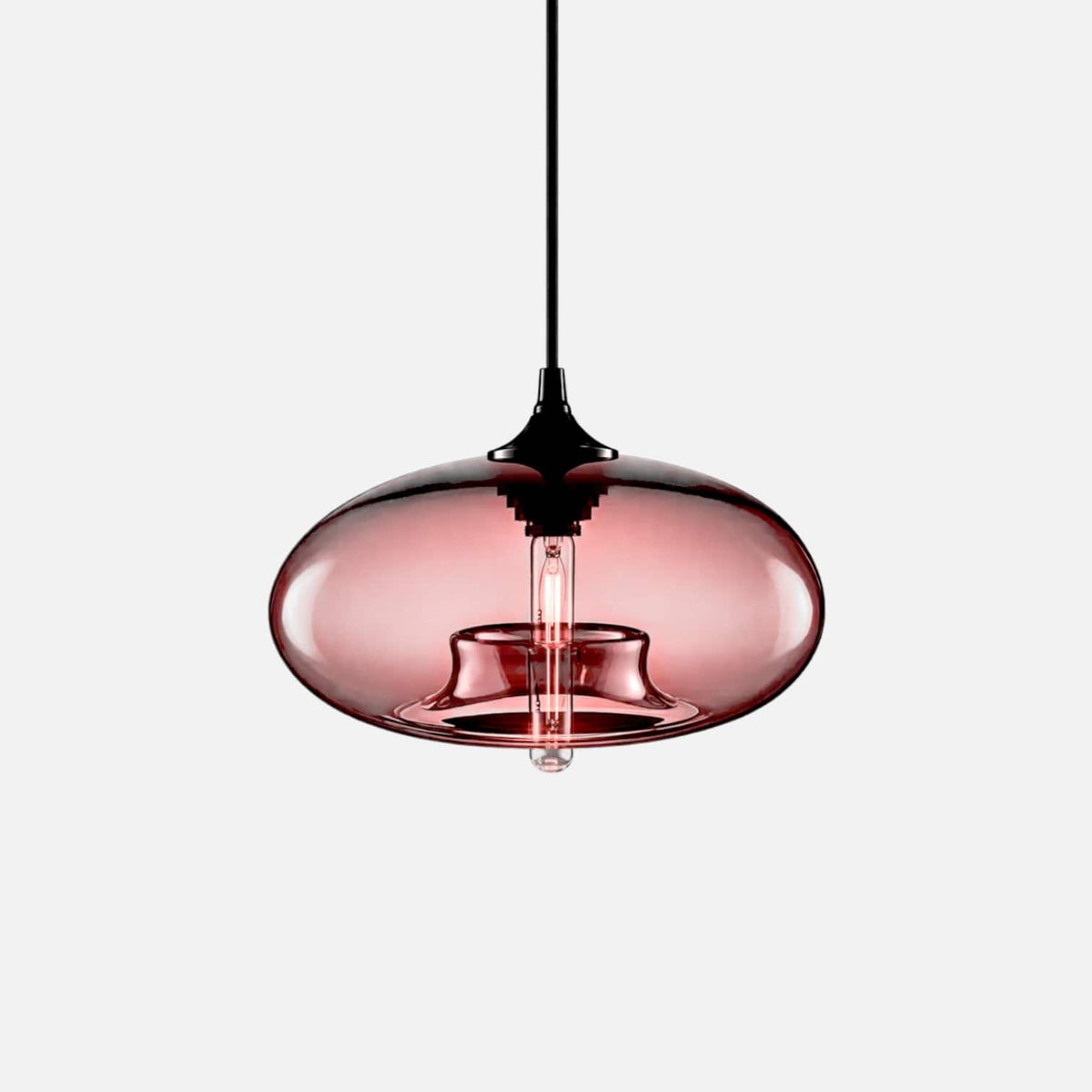 Luminaire suspension verre colore - Yva Luminaire suspension verre colore - Yva Éclat garanti