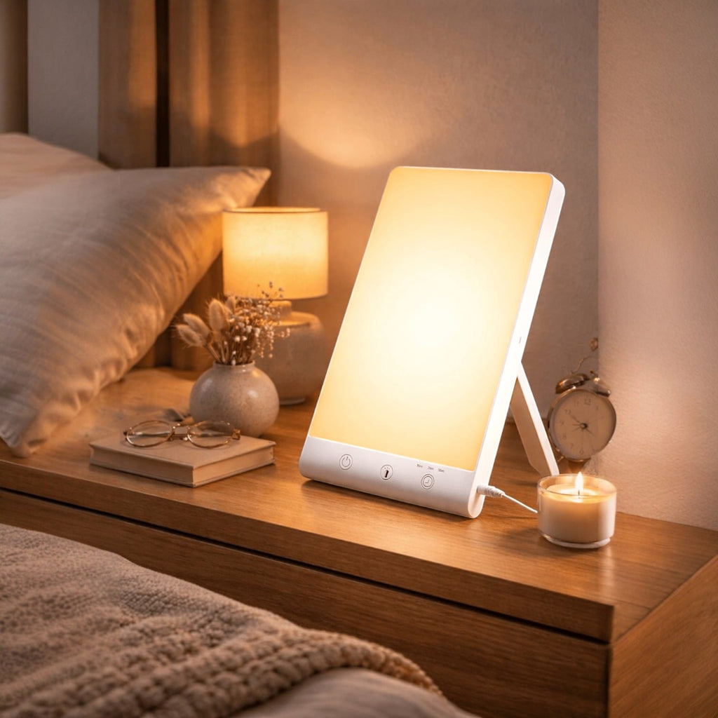 10000 Lux LED SAD Light Daylight Therapy Lamp 3200k Happy Mood Light Touch Dimmable for Winter Anti Depression LED NightLights 10000 Lux LED SAD Light Daylight Therapy Lamp 3200k Happy Mood Light Touch Dimmable for Winter Anti Depression LED NightLights