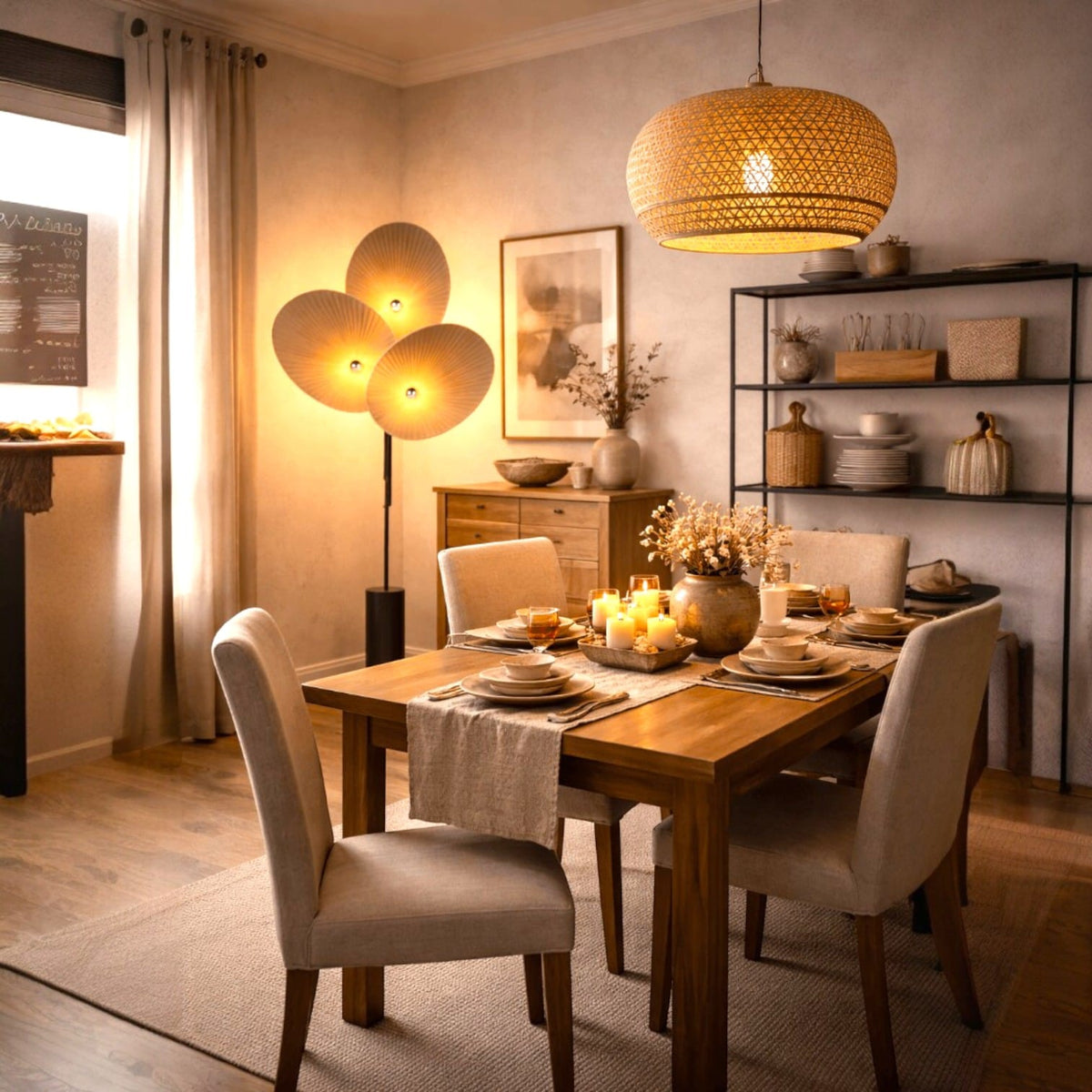 Lampadaire floral - Tula Lampadaire floral - Tula : Illuminez votre décor