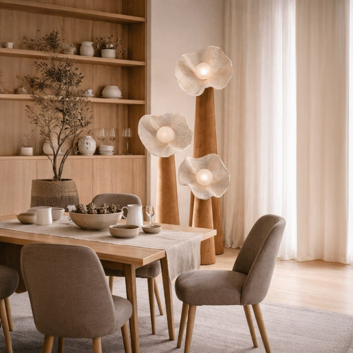 Lampe en bois massif - Satura Lampe en bois massif - Satura : Sublimez votre déco